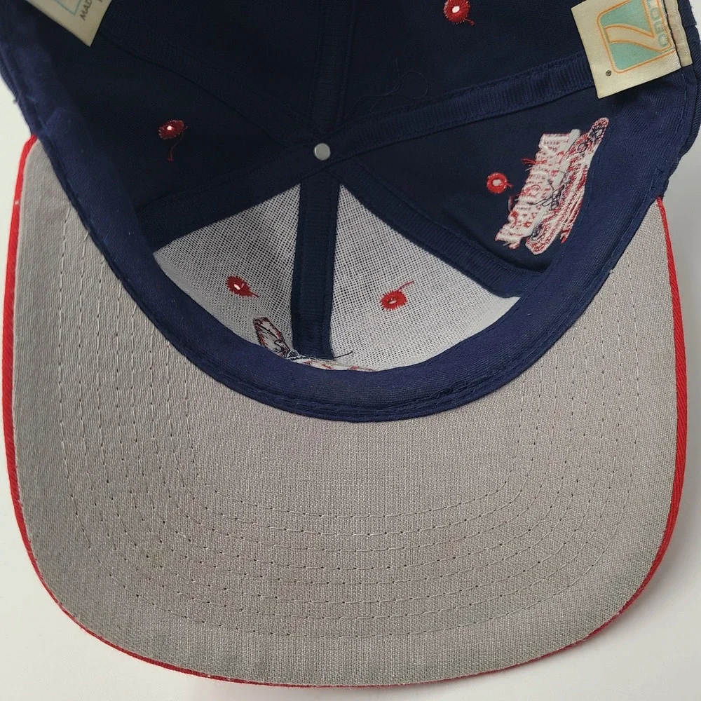 Vintage Cleveland Indians Hat Snapback Logo 7‎ Chief Wahoo 1994 Inaugural Season